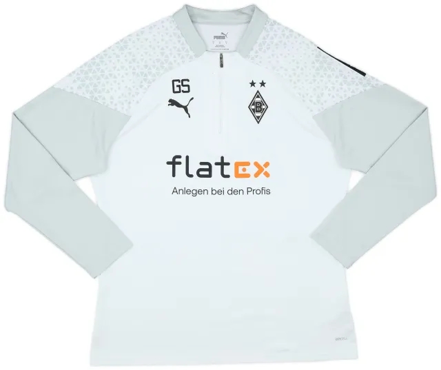 2023-24 Borussia Monchengladbach Puma Staff Issue 1/4 Zip Drill Top 'GS' - 8/10 - (L)