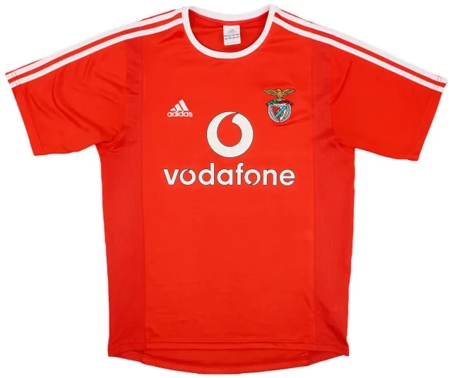 adidas 2003-04 Benfica Home Shirt - 6/10 - (S)