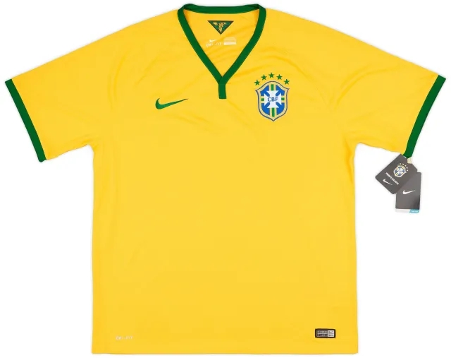 Nike 2014-15 Brazil Home Shirt (XL)
