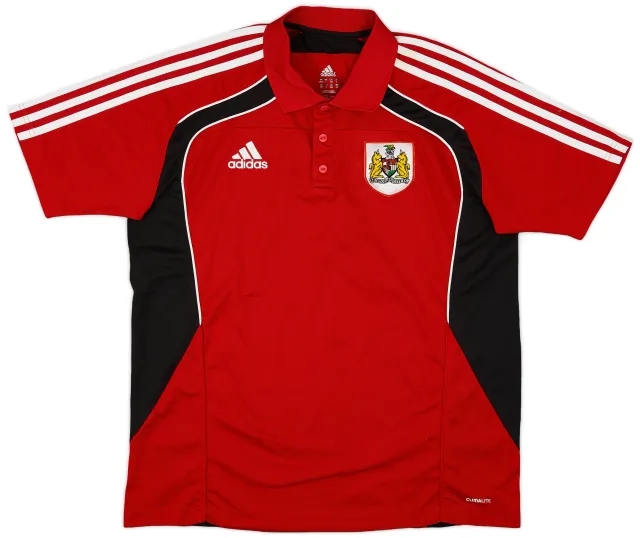 2010-11 Bristol City adidas Polo Shirt - 6/10 - (L/XL)