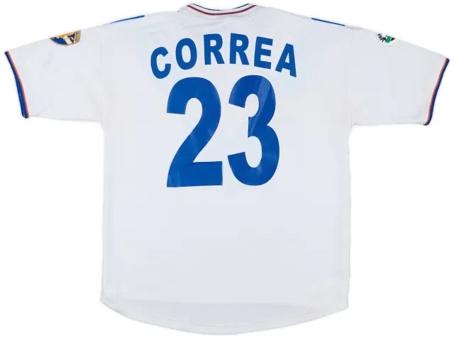 2001-02 Brescia Match Issue Away Shirt Correa #23