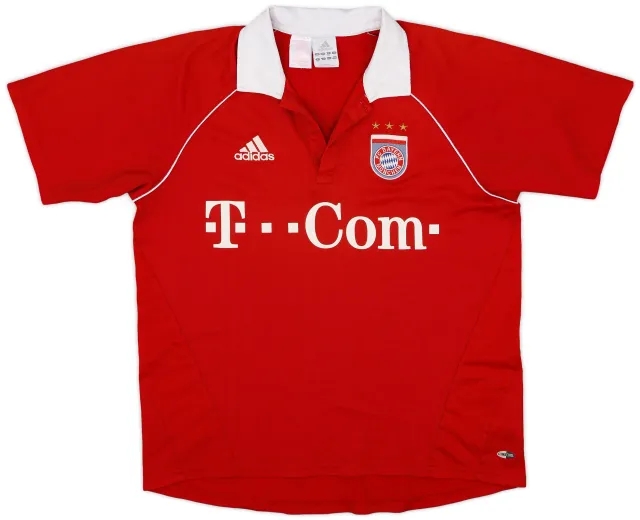 adidas 2005-06 Bayern Munich Home Shirt - 9/10 - (XL.Boys)