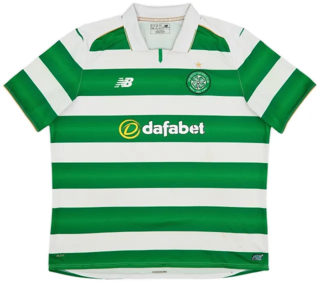 NewBalance 2016-17 Celtic Home Shirt - 4/10 - (XXL)