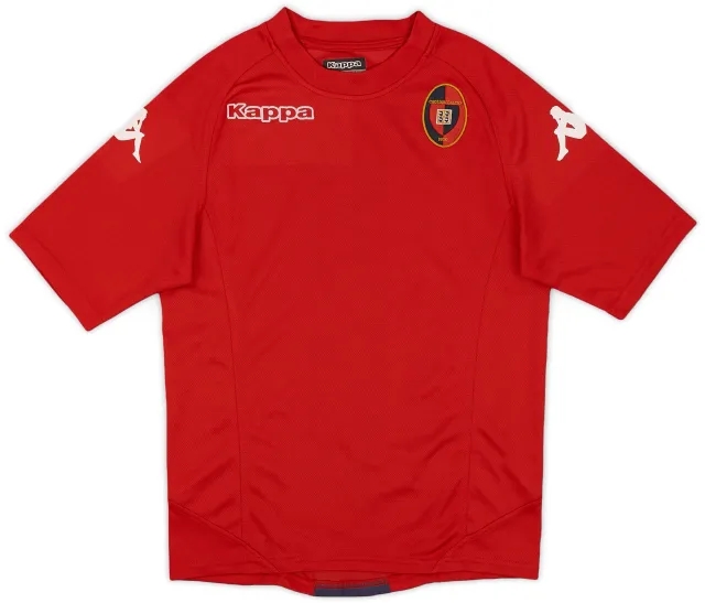 2014-15 Cagliari Kappa Training Shirt - 9/10 - (XS)