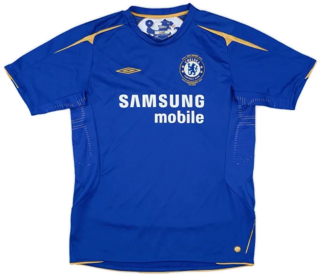 Umbro 2005-06 Chelsea Home Shirt - 8/10 - (XL.Boys)