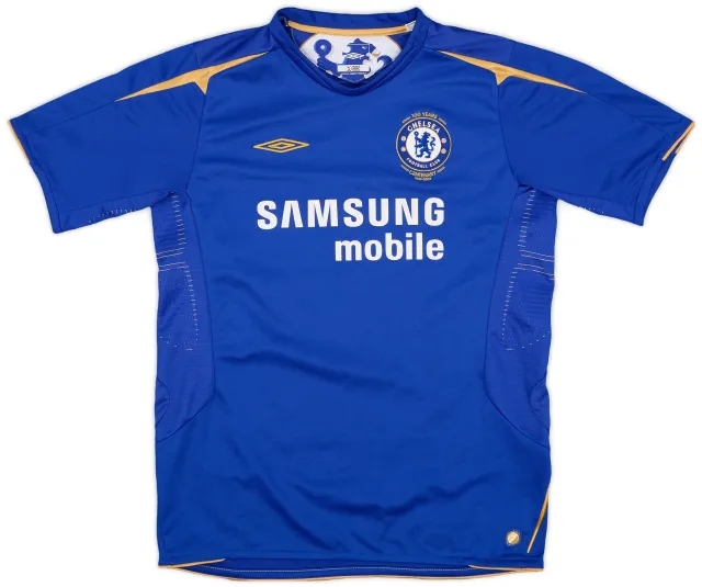 Umbro 2005-06 Chelsea Centenary Home Shirt - 9/10 - (XL.Boys)