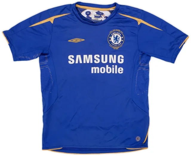Umbro 2005-06 Chelsea Centenary Home Shirt - 7/10 - (M.Boys)