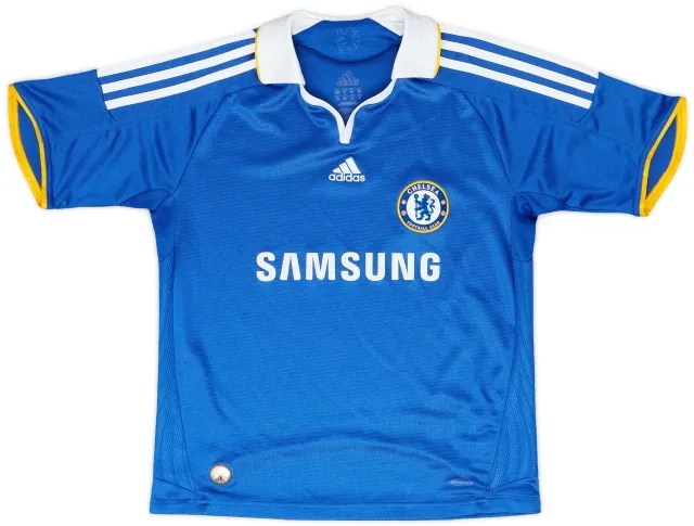 adidas 2008-09 Chelsea Home Shirt - 7/10 - (M.Boys)