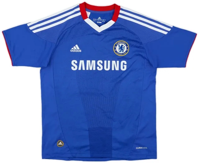 adidas 2010-11 Chelsea Home Shirt - 8/10 - (M.Boys)