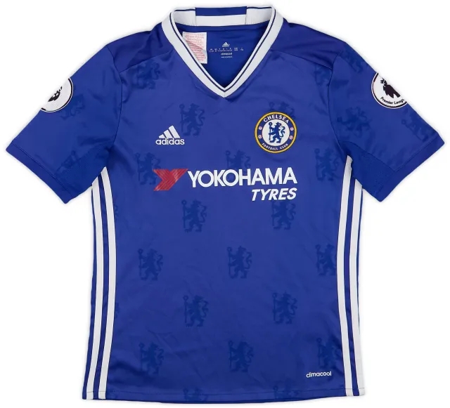 adidas 2016-17 Chelsea Home Shirt - 7/10 - (M.Boys)