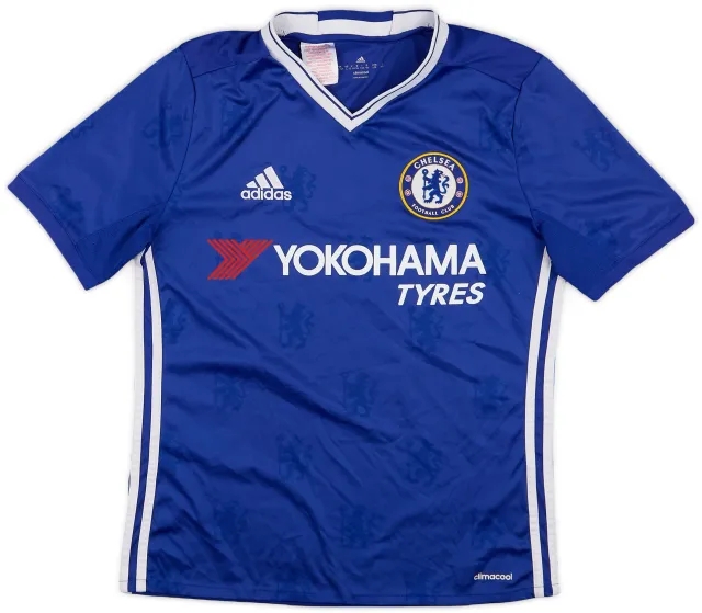 adidas 2016-17 Chelsea Home Shirt - 7/10 - (L.Boys)