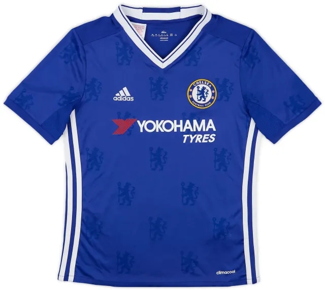 adidas 2016-17 Chelsea Home Shirt - 9/10 - (M.Boys)
