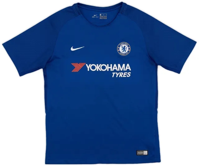 adidas 2017-18 Chelsea Home Shirt - 8/10 - (XL.Boys)