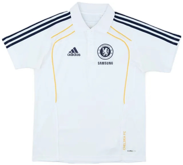2010-11 Chelsea adidas Polo Shirt - 7/10 - (S)