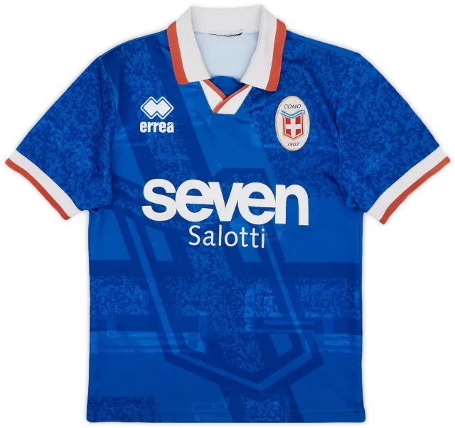 Errea 1996-97 Como Home Shirt - 7/10 - (M.Boys)