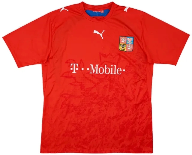 Puma 2006-08 Czech Republic Basic Home Shirt - 9/10 - (XL)