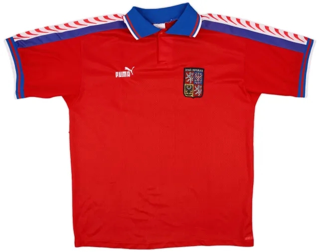 Puma 1996-98 Czech Republic Home Shirt - 9/10 - (L)