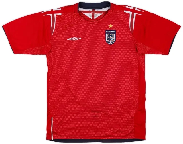 Umbro 2004-06 England Away Shirt - 6/10 - (XL.Boys)