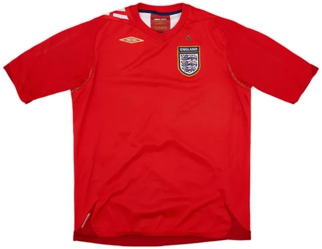 Umbro 2006-08 England Away Shirt - 7/10 - (XL.Boys)