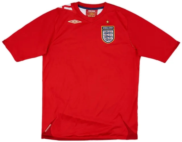 Umbro 2006-08 England Away Shirt - 9/10 - (XL.Boys)