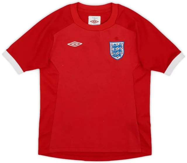 Umbro 2010-11 England Away Shirt - 8/10 - (6-7 Years)
