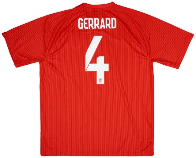 Nike 2014-15 England Away Shirt Gerrard #4 (XL)