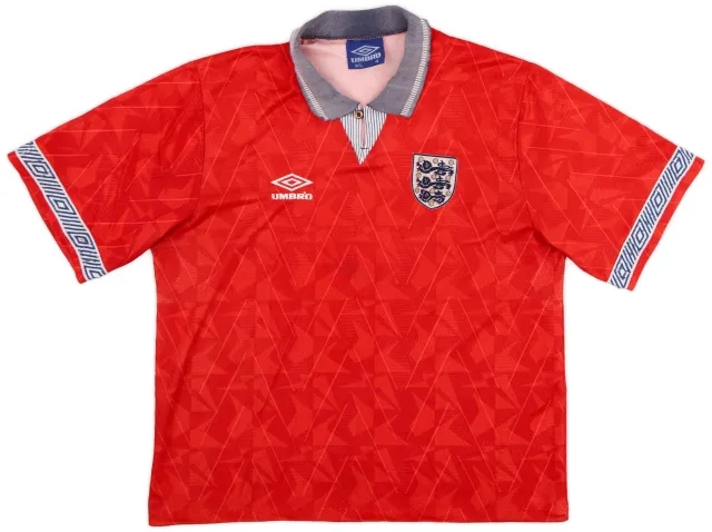 Umbro 1990-93 England Away Shirt - 5/10 - (XL)