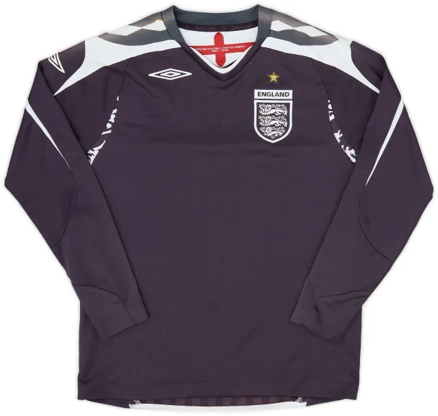 Umbro 2007-09 England GK Shirt - 7/10 - (M.Boys)