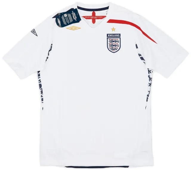 Umbro 2007-09 England Home Shirt (XL.Boys)