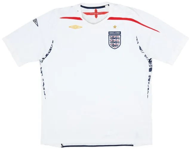 Umbro 2007-09 England Home Shirt - 5/10 - (XXL)