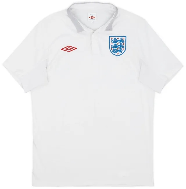 Umbro 2009-10 England Home Shirt - 5/10 - (M)
