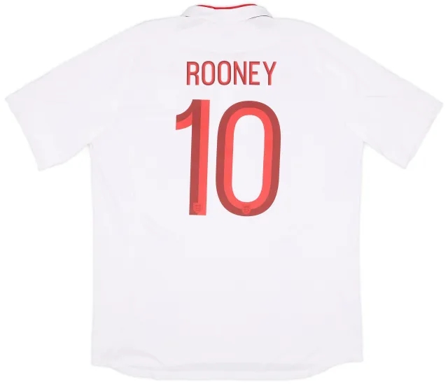 Umbro 2012-13 England Home Shirt Rooney #10 (XL)