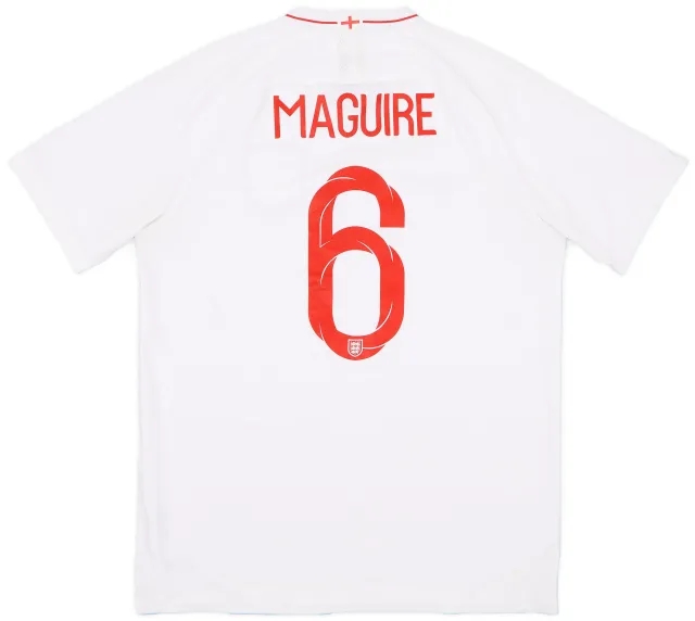 Nike 2018-19 England Home Shirt Maguire #6 - 8/10 - (L)