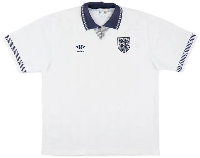 Umbro 1990-92 England Home Shirt - 5/10 - (L)