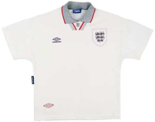 Umbro 1993-95 England Home Shirt - 5/10 - (M)