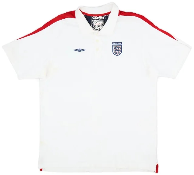 2006-08 England Umbro Polo Shirt - 5/10 - (XXL)