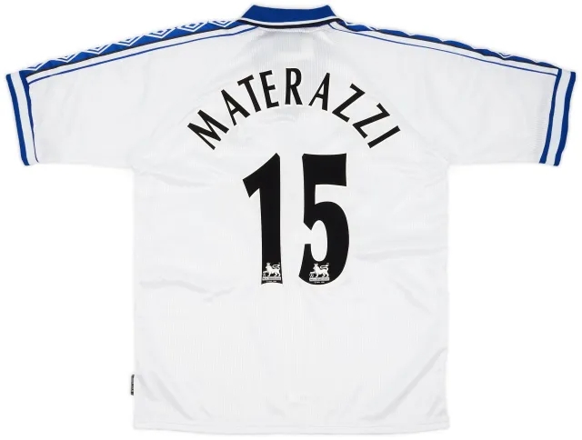 Umbro 1998-99 Everton Away Shirt Materazzi #15 (XL)