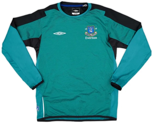 Umbro 2004-05 Everton GK Shirt - 7/10 - (M.Boys)
