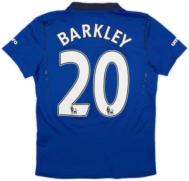 Nike 2014-15 Everton Home Shirt Barkley #20 - 9/10 - (M.Boys)