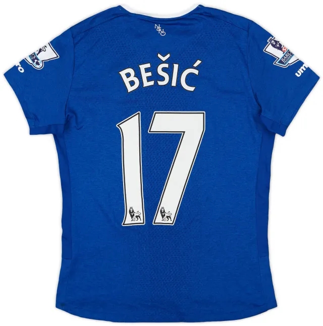 Umbro 2015-16 Everton Home Shirt Besic #17 - 8/10 - (L.Boys)