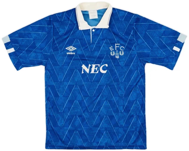 Umbro 1991-93 Everton Home Shirt - 8/10 - (S)