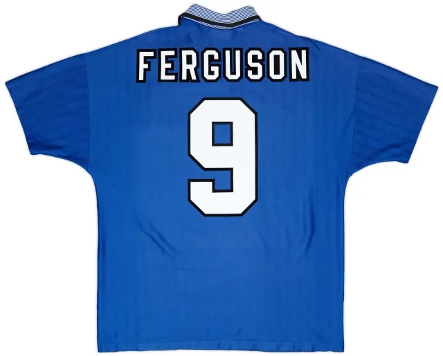 Umbro 1995-97 Everton Home Shirt Ferguson #9 - 6/10 - (XL)