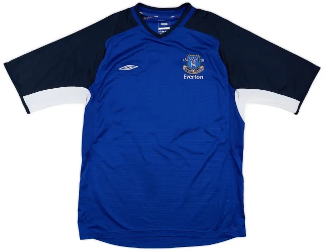 2004-05 Everton Umbro Training Shirt - 8/10 - (L)