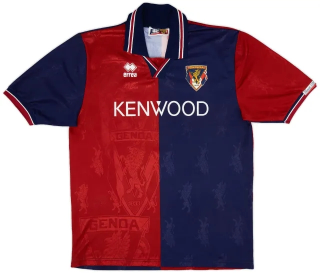 Errea 1994-95 Genoa Home Shirt #13 - 8/10 - (XL)