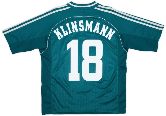 adidas 1998-00 Germany Away Shirt Klinsmann #18 - 6/10 - (L)