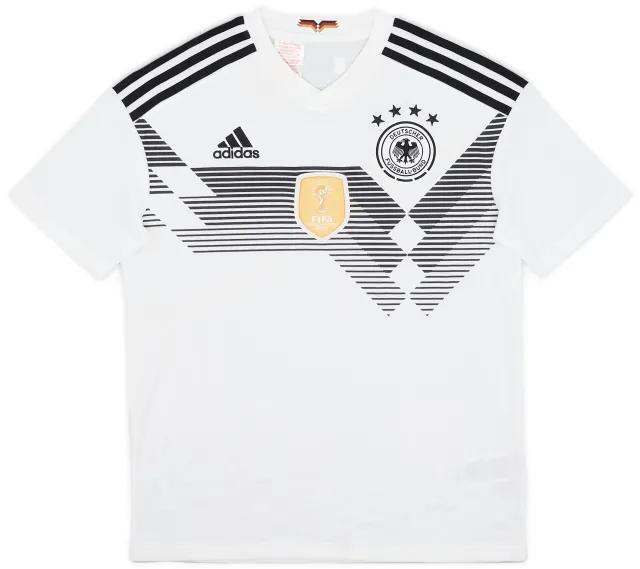 adidas 2018-19 Germany Home Shirt - 9/10 - (L.Boys)