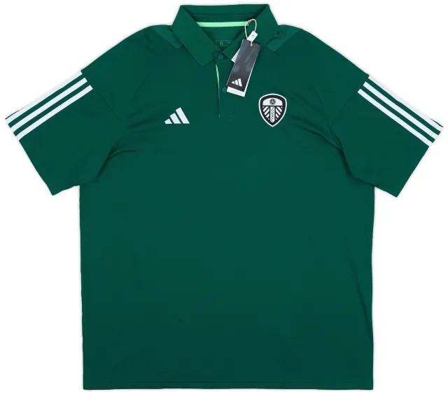 2023-24 Leeds United adidas Polo T-Shirt (XS)
