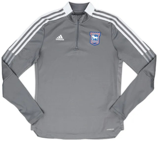 2020-21 Ipswich adidas 1/4 Zip Drill Top - 9/10 - (Women's M)