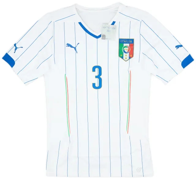 Puma 2014-15 Italy Player Issue Away Shirt #3 (XL)