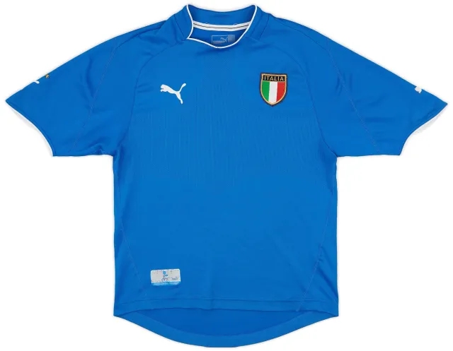 Puma 2003-04 Italy Home Shirt - 8/10 - (M)